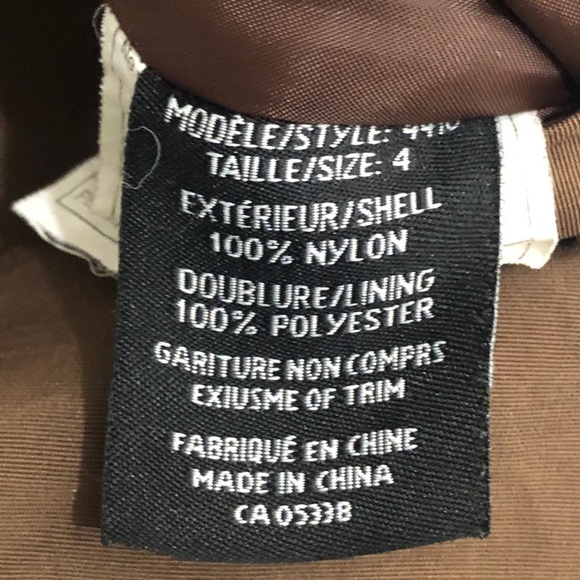 Boys Brown Snow Pants. Size 4 - Picture 6 of 6